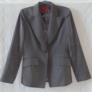 Anne Klein Red Label One Button Blazer Jacket